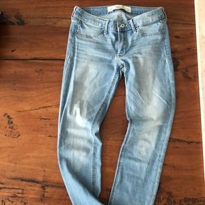 Abercrombie and Fitch skinny jeggings.